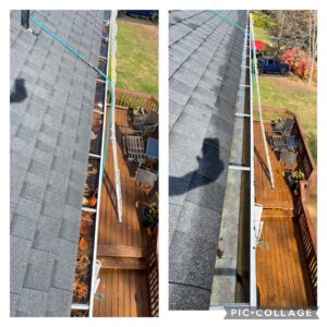 before after gutter