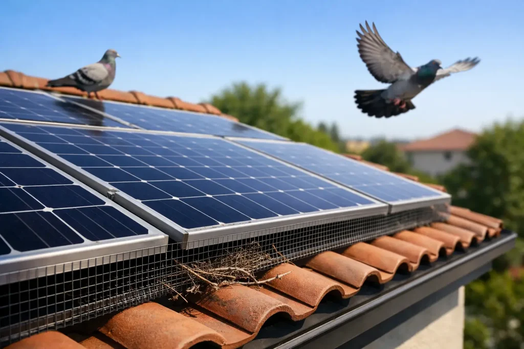 Bird Proofing for Solar Panels That Works
