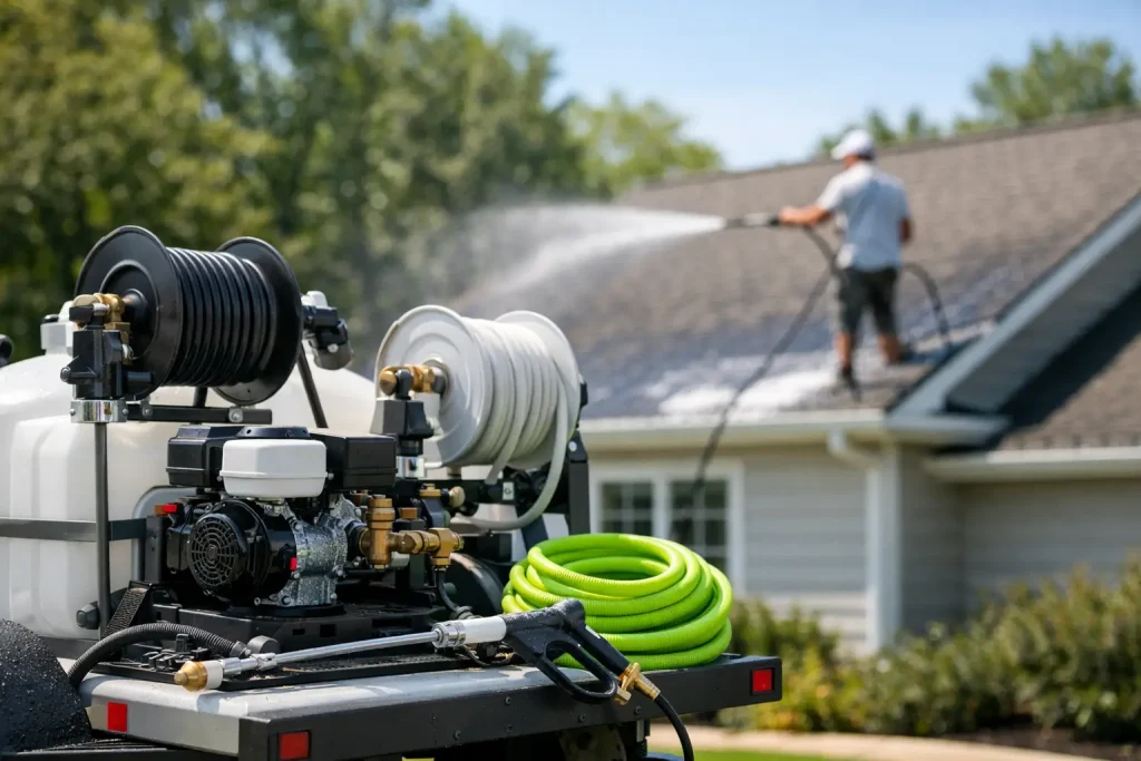 Choosing a Soft Wash Roof Cleaning Machine