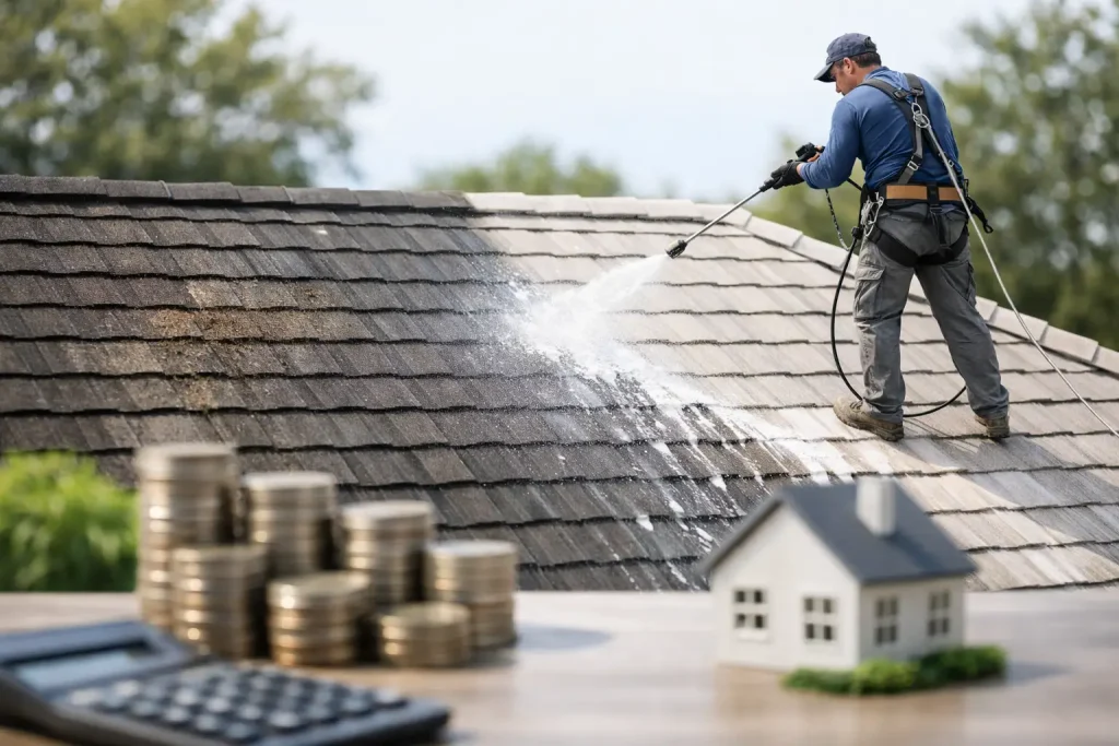 Soft Wash Roof Cleaning Cost Per Square Foot