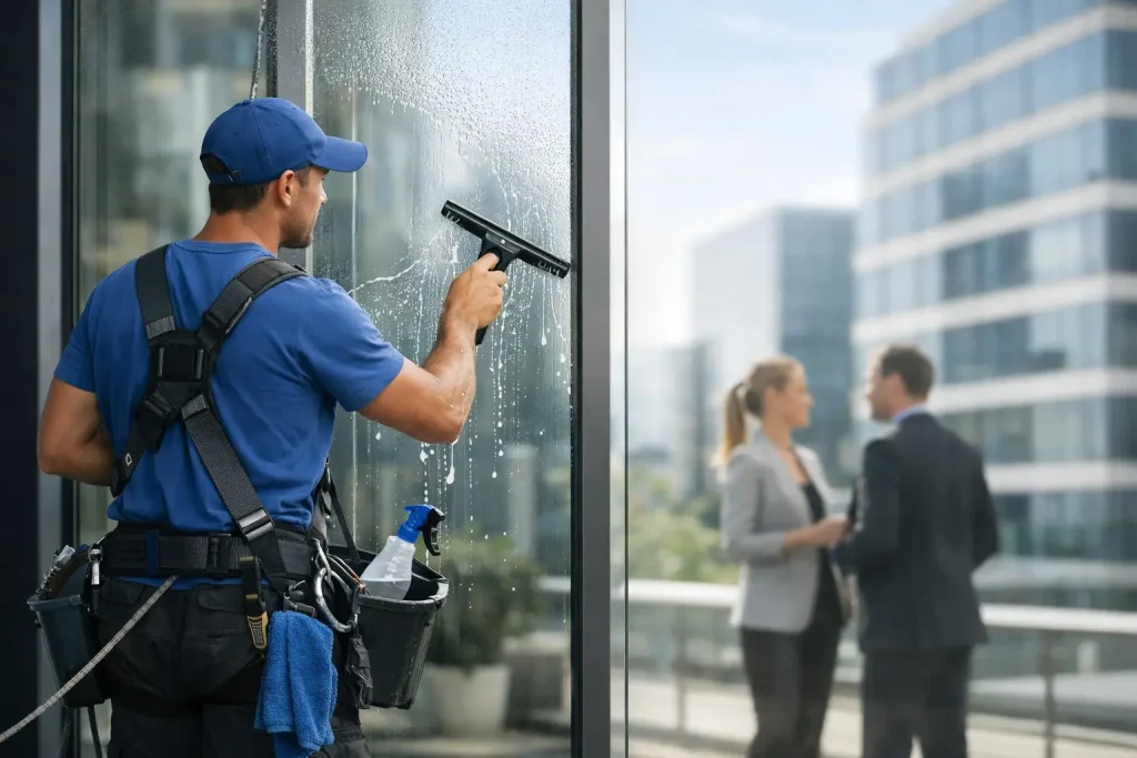 Window Cleaning for Businesses That Lasts
