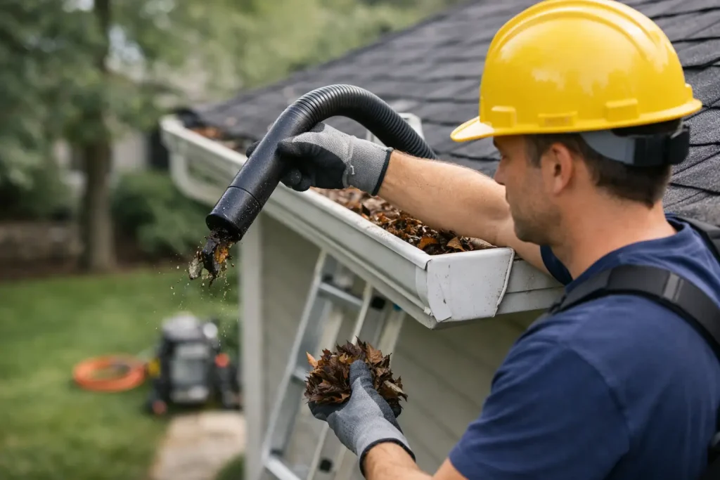 Best Way to Clean Gutters Safely