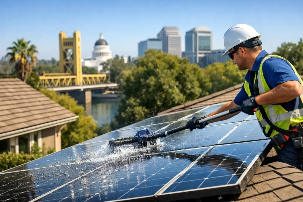 Solar Panel Cleaning Sacramento Homeowners Trust