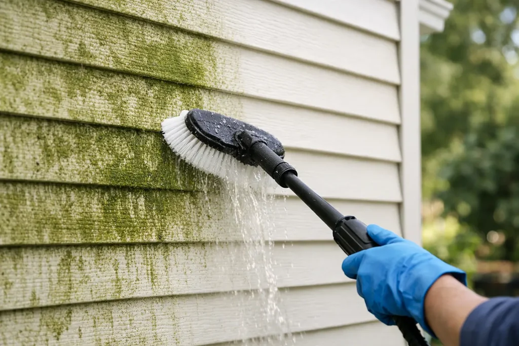 Algae Removal From Siding Without Damage