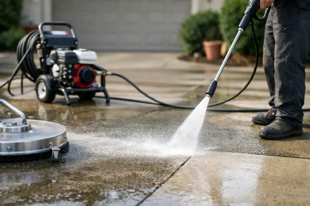 Pressure Washing Concrete Driveway Tips